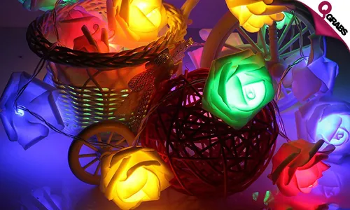 Rose-Themed LED Decor Lights!